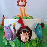 Jungle cake by Arty cakes 