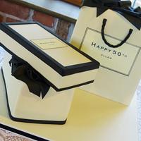 Jo Malone gift box and bag cake