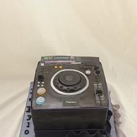 DJ Player Cake