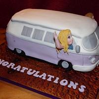 VW Camper Wedding Cake