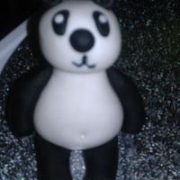 Giant cupcake with Panda