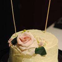 simple flower cake