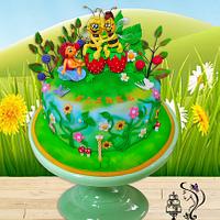 birthday cake - Bee Maya