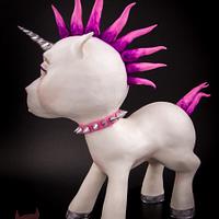 Wild Wild 3d cake punk unicorn