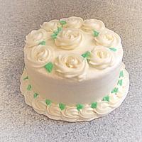 Spice cake with cream cheese frosting