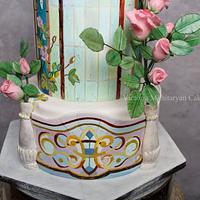 Stained glass cake