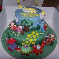 In the night garden cake