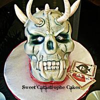 Demon Skull Cake