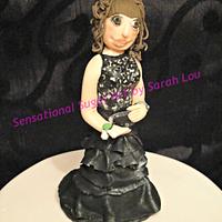 Karen Millen Ball gown cake
