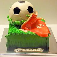 Soccer Ball Cake 