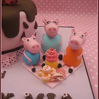 Peppa Pig Picnic Cake