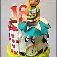 New Alice in Wonderland Cake