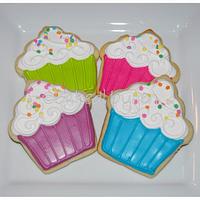 Birthday Cupcake Cookies