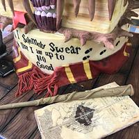 Harry Potter 10th birthday cake 