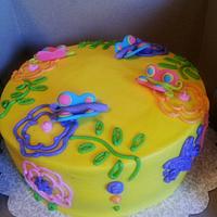 Butterfly Birthday Smash Cake