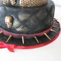 gothic metal cake