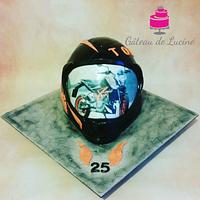 3D Helmet cake 