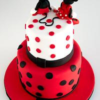 Mickey and Minnie Mouse cake