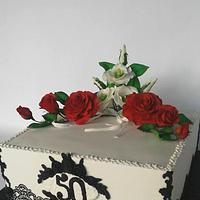 Cake for 50th anniversary
