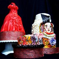 Vintage Circus Themed Cakes for Kisses