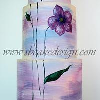 Painted Purple Flower