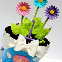 Flower pot of Daisies