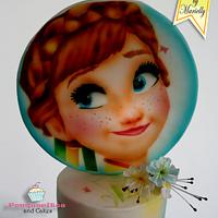 Airbrush Cake: Anna