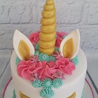 Pastel Unicorn cake