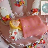 Sleeping Beauty Princess Castle Cake 