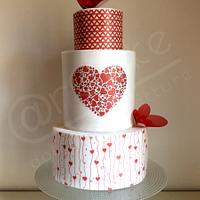 the heart cake