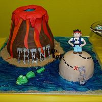 Volcano cake 