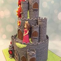 Castle, Knight, Dragon & Princess