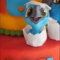 Rio parrot cake