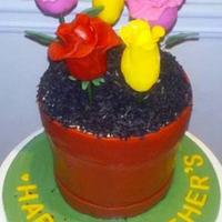 Flower Pot Cake Flower Pot Cake