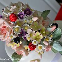Wedding Cake & Sugar Flowers