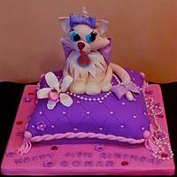 Marie the cat cake