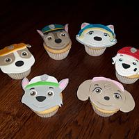 Paw Patrol Cupcakes. Paw Patrol Cupcakes.