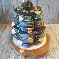 Beautiful geode cake