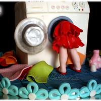 washing machine cake (debbie brown inspiration)