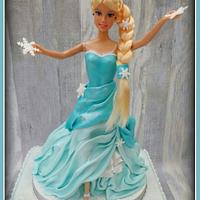 Frozen Queen Elsa barbiedoll
