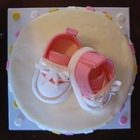Baby Shoes Cake