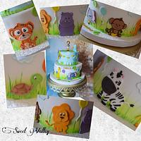 First year /Animals Cake &Cookies 