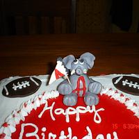 Alabama cake with a 50/50 elephant