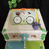 Cake for a bicycle lover