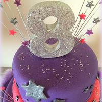 My daughter's stars cake