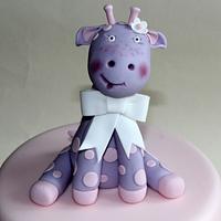 Baby Girrafe Birthday Cake