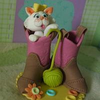 Cake topper, puss(y) in boots..