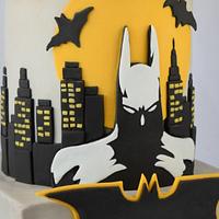 Batman Cake - Baking for Superjosh Collaboration