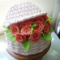 basket weave cake