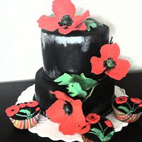 Poppies cake 